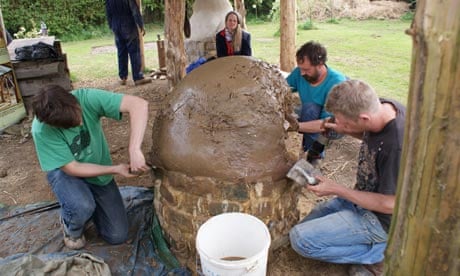 Pizza Cake ... How To Build A Cob Oven | Diy | The Guardian
