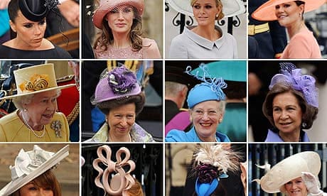 Hats at the royal wedding, several by Philip Treacy