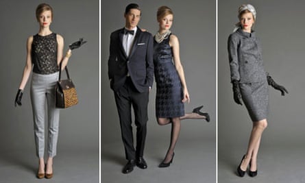 Looks from Banana Republic's new Mad Men collection