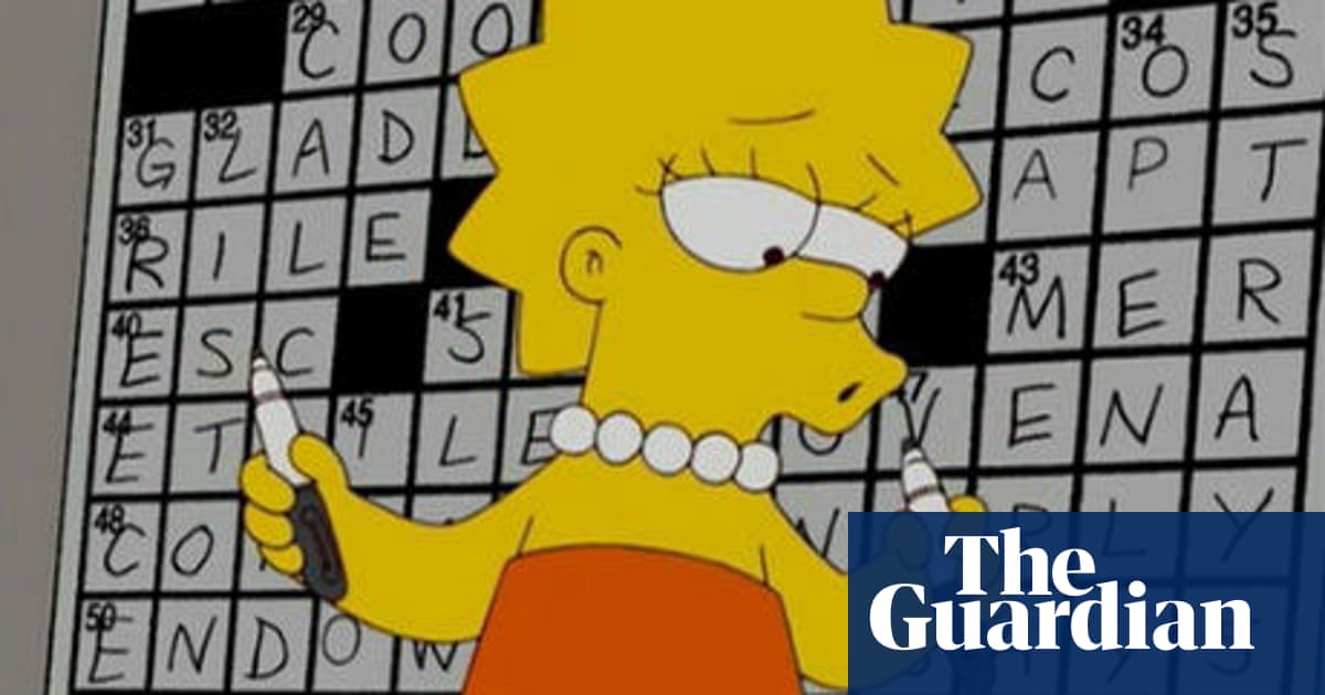 Top 10 crosswords in fiction, no 1: The Simpsons | Crosswords ...