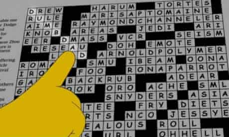 Top 10 Crosswords In Fiction No 1 The Simpsons Crosswords