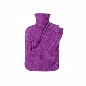 Warm Tradition Keep Warm and Carry On Knit Covered Hot Water Bottle 