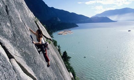 Rock climbing in Canada