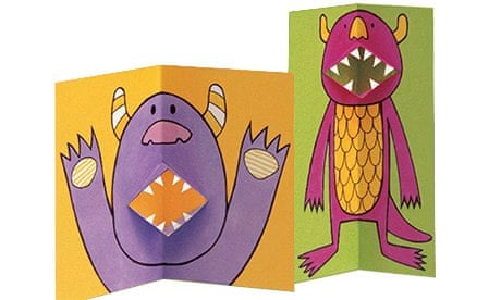 Make your own: pop-up monster cards | Craft | The Guardian Make your own: pop-up monster cards | Craft | The Guardian
