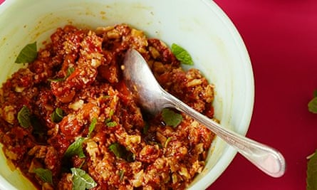 10 best middle east Muhammara with flatbread triangles