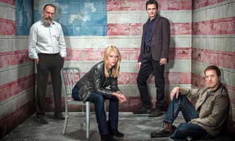 Homeland: Saul Berenson, Carrie Mathison, Peter Quinn and Nick Brody 