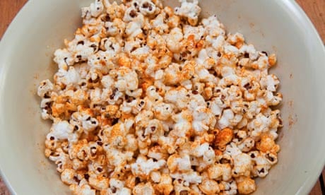 Popcorn with smoked paprika