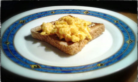 Trevor Baker's scrambled egg