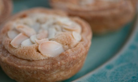 Mini lime and almond tarts