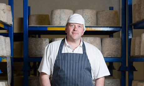 Lancashire cheesemaker Graham Kirkham