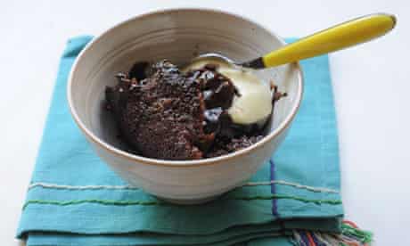 Fudge brownie pudding
