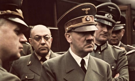 Hitler with his doctor Theodor Morell 