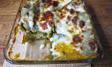 Martha Stewart's vegetable lasagne