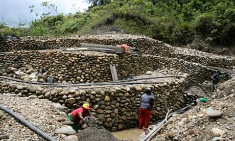 Gold mining at Oro Verde