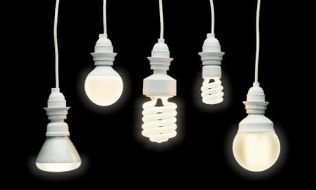 energy-saving lightbulbs