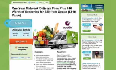 Groupon Ocado deal that ASA ruled breached its code