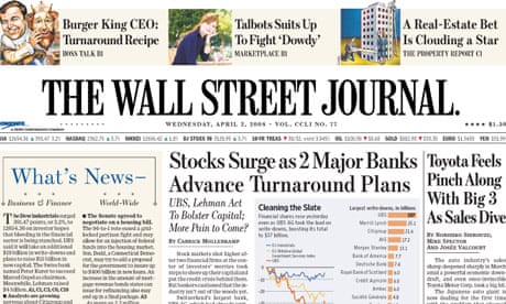 Wall Street Journal to roll out US edition in UK