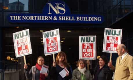 Daily Express and Daily Star strike - Northern & Shell