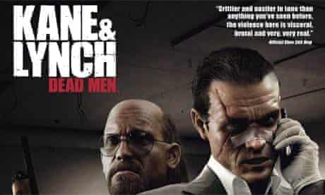 Detail of Kane & Lynch Dead Men advert: banned by ASA