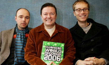Karl Pilkington, Ricky Gervais and Stephen Merchant