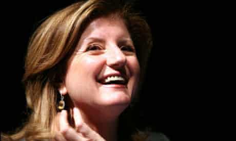 Arianna Huffington of The Huffington Post in conversation with Alan Rusbridger at Sadlers Wells