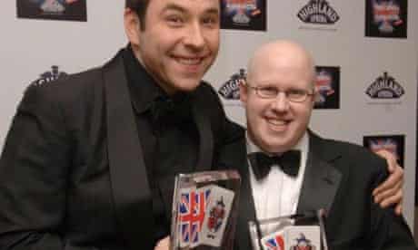 Little Britain stars David Walliams and Matt Lucas at the British Comedy Awards. Photograph: Ian West/PA