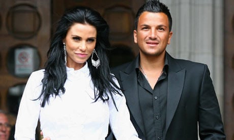 Katie Price and Peter Andre to split after four years of marriage | Katie Price | The Guardian