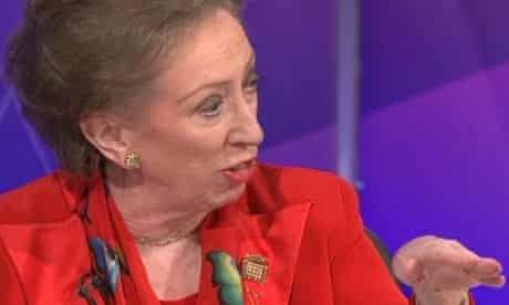 Margaret Beckett on Question Time May 14 2009