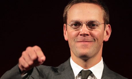 James Murdoch gets ready to deliver the MacTaggart lecture