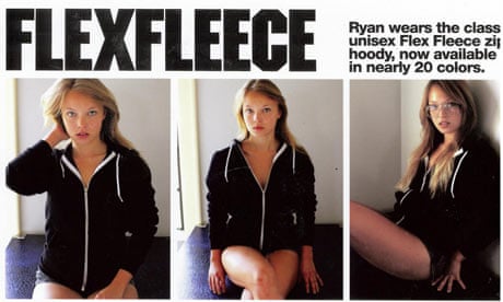 Detail from the American Apparel ad banned by the ASA