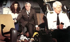 Airplane!: Peter Graves (right) with Julie Hagerty and Leslie Nielsen