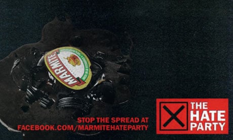 Marmite hate party ad