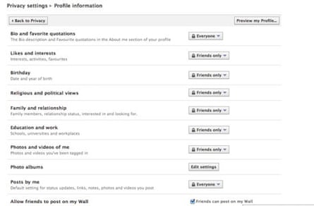 Facebook privacy settings 02 old settings detailed