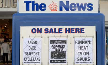 The News - Portsmouth's local newspaper.. Image shot 04/2010. Exact date unknown.