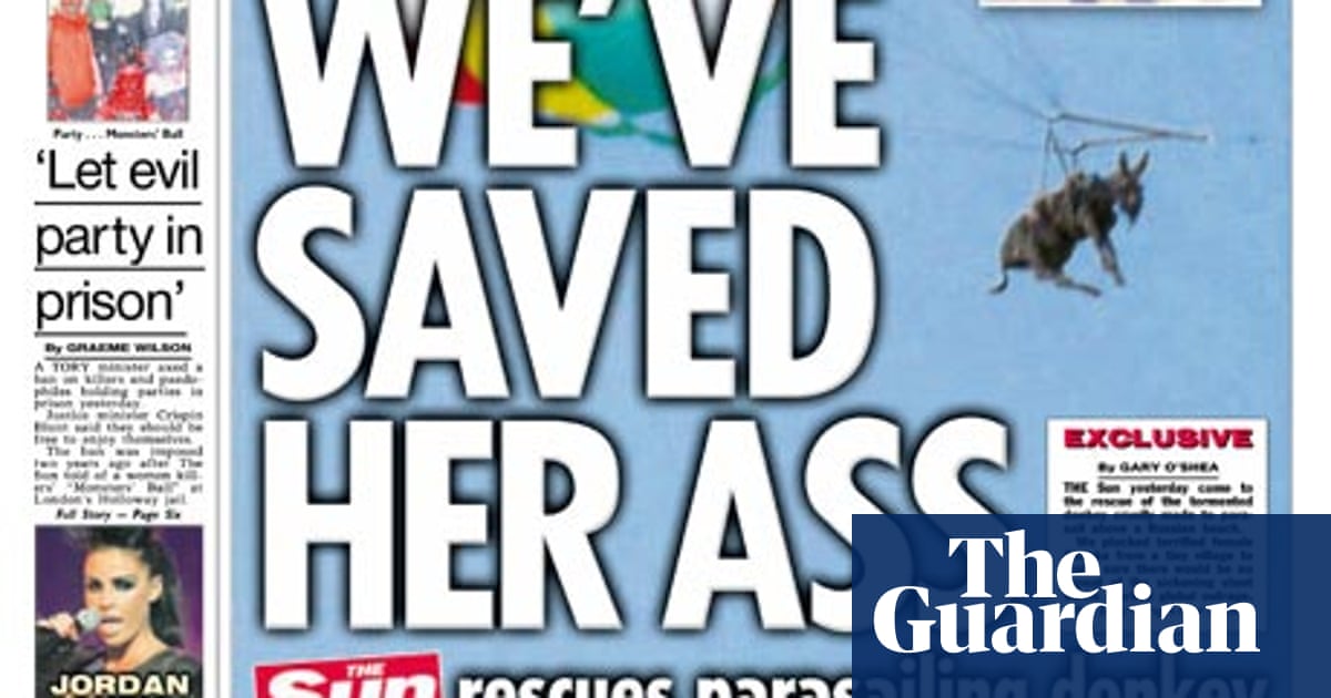 The Sun Flogging A Live Donkey The Sun The Guardian The Sun Flogging A Live Donkey The Sun The Guardian