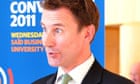 Jeremy Hunt at the Oxford Media Convention