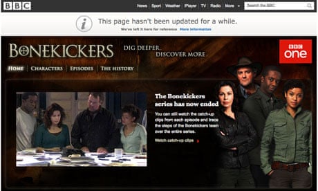BBC Bonekickers website