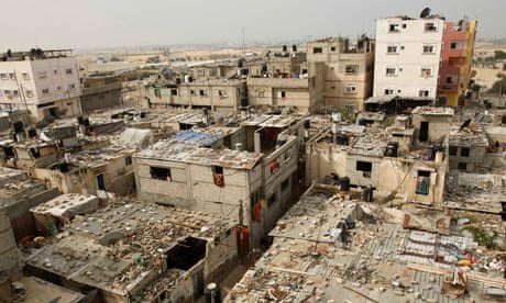 Khan Younis refugee camp in the Gaza Strip