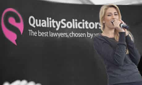 Stacey Solomon at the opening of the QualitySolicitors branch in Beverley