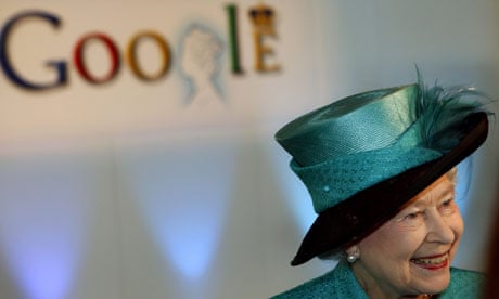 Queen visits Google in October 2008