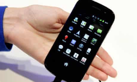 Samsung's Nexus S smartphone using Android 2.3 Gingerbread