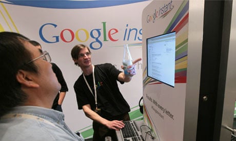 Google Instant Pages to speed web search | Google | The Guardian