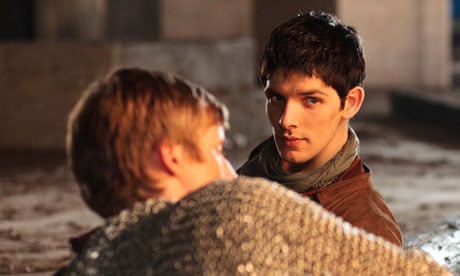 Arthur and Merlin from BBC1's Merlin