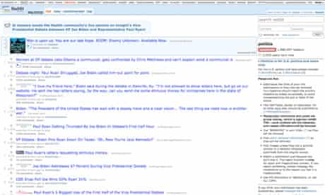 Reddit Politics forum