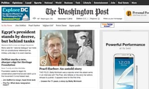 Washington Post Draws Up Plans For Paywall For Online Content Media The Guardian