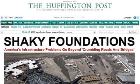 Huffington Post To Launch Live Online Tv Channel Media The Guardian