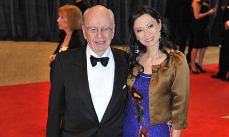 Rupert Murdoch and Wendi Deng