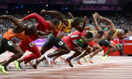 Men's 100m final Usain Bolt