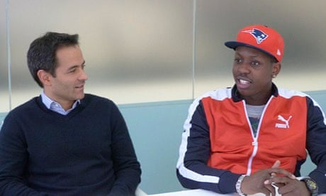 Miroma Ventures founder Marc Boyan with SBTV's Jamal Edwards