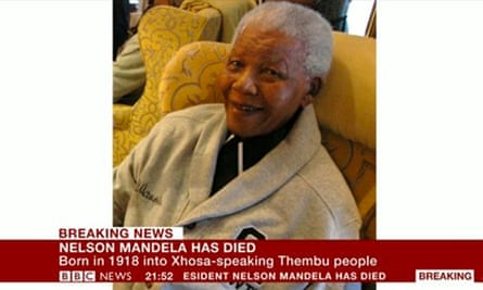 nelson mandela death bbc coverage complaints defends boss after excessive lodged against over photograph